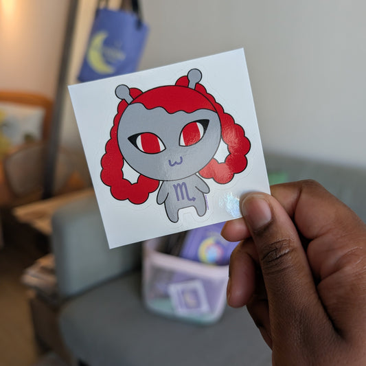Scorpio Character Sticker