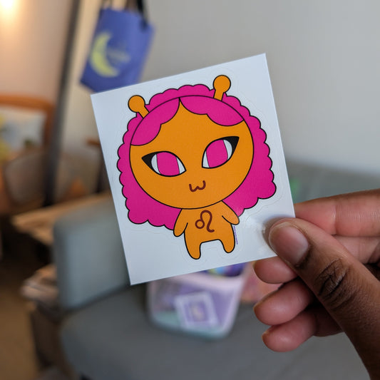 Leo Character Sticker