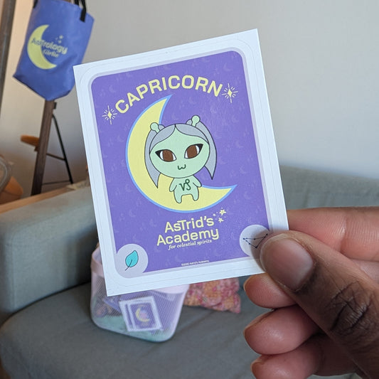 Capricorn Tarot Card Sticker