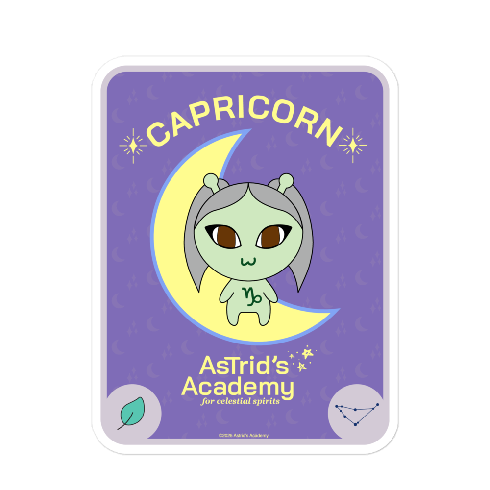 Capricorn Tarot Card Sticker
