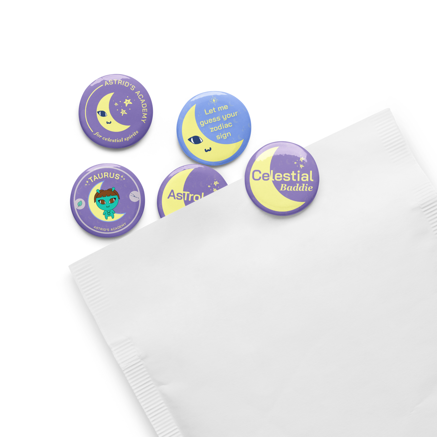 Taurus Pinback Buttons