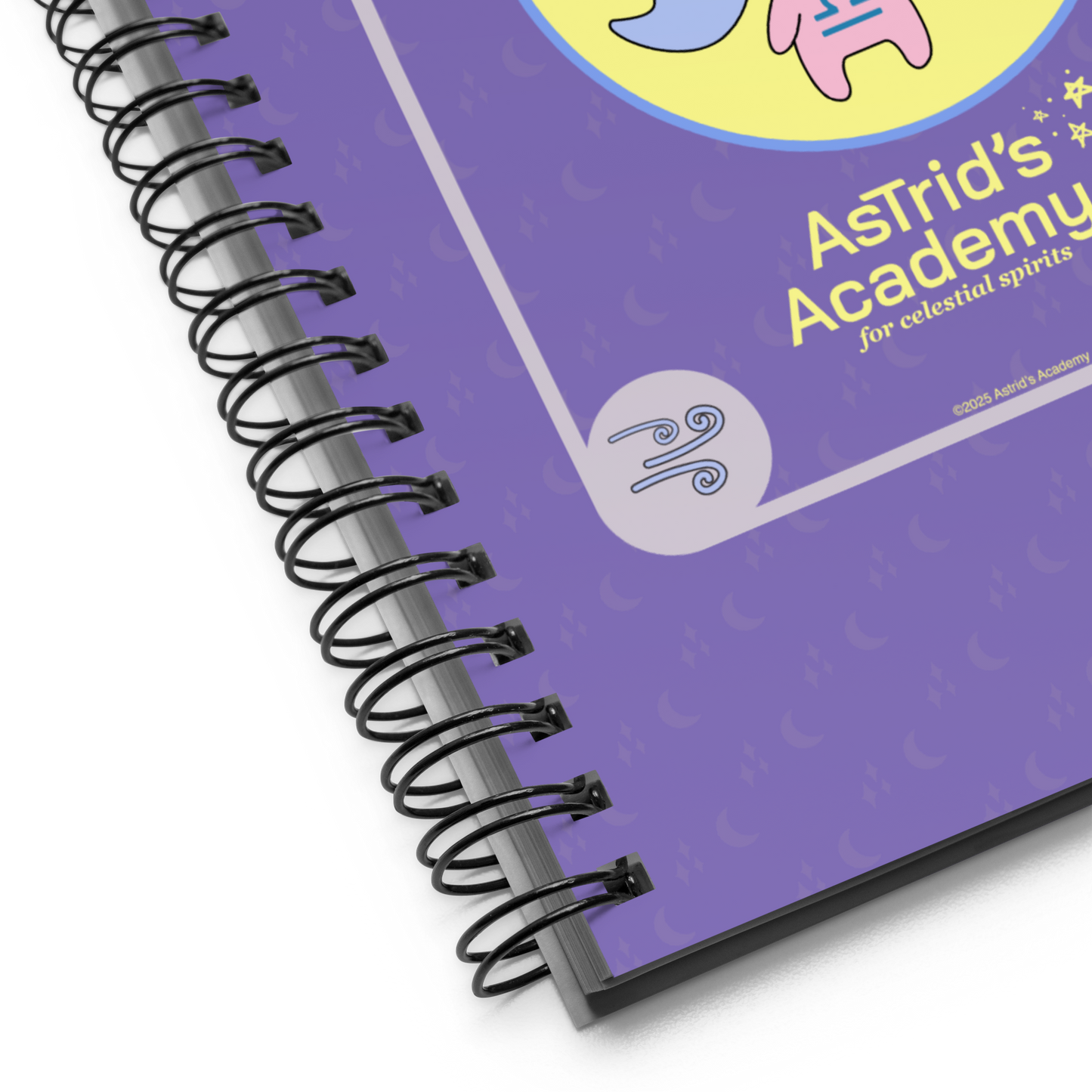 Virgo Tarot Card Spiral Notebook