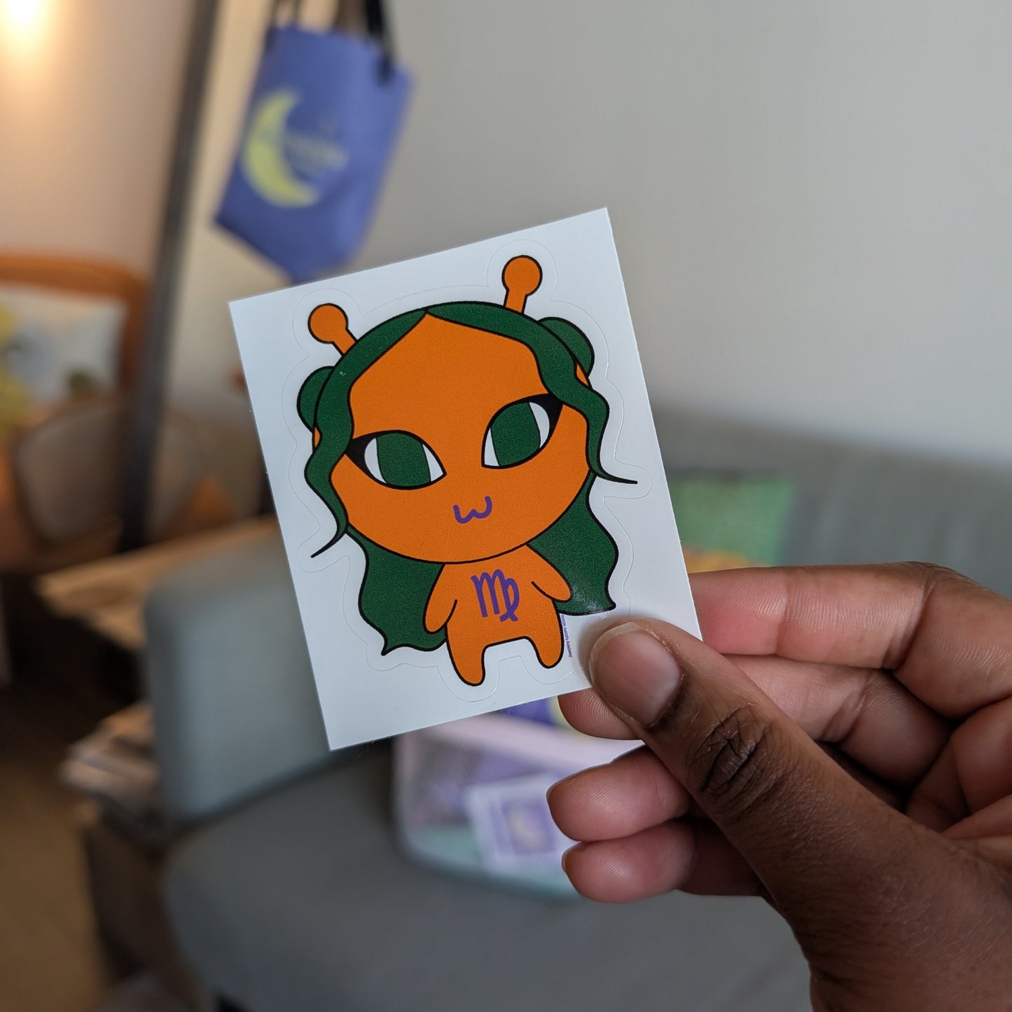 Virgo Character Sticker