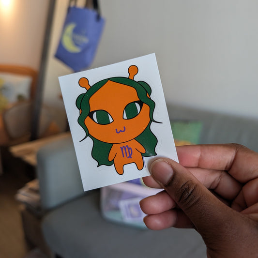 Virgo Character Sticker
