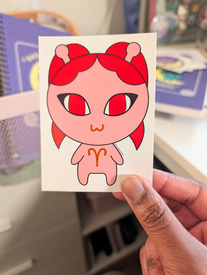Aries Character Sticker