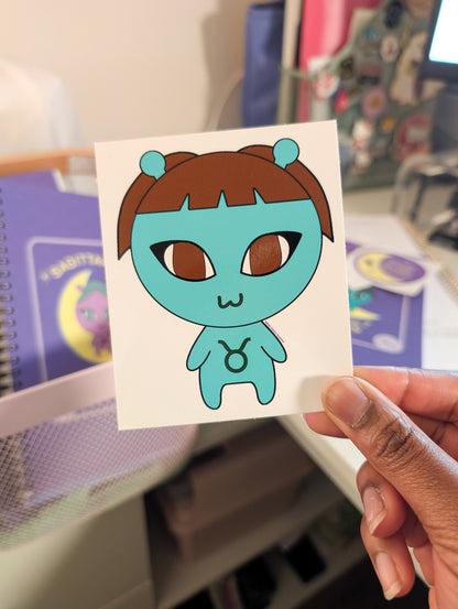 Taurus Character Sticker