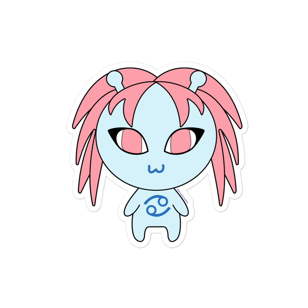Cancer Character Sticker