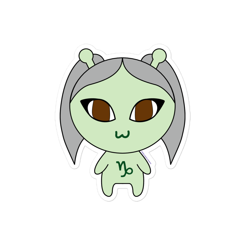 Capricorn Character Sticker