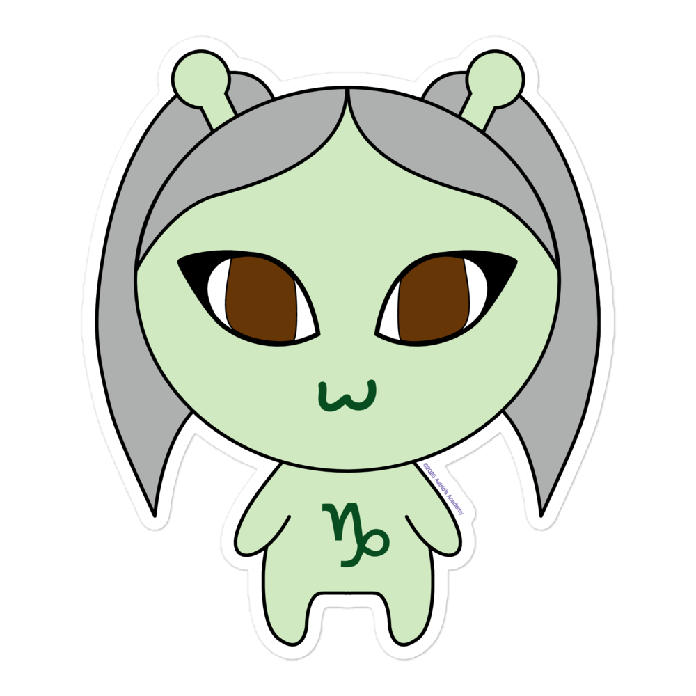 Capricorn Character Sticker