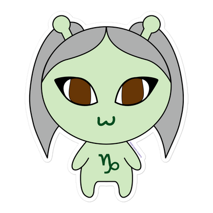 Capricorn Character Sticker