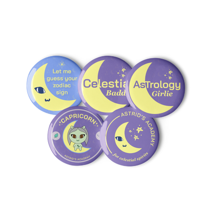 Capricorn Pinback Buttons