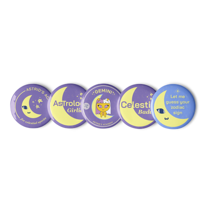 Gemini Pinback Buttons