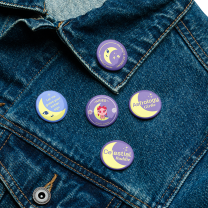 Aries Pinback Buttons